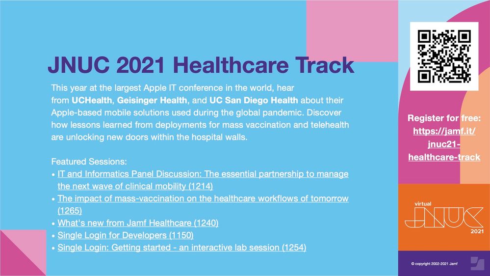 JNUC 2021 Healthcare Track